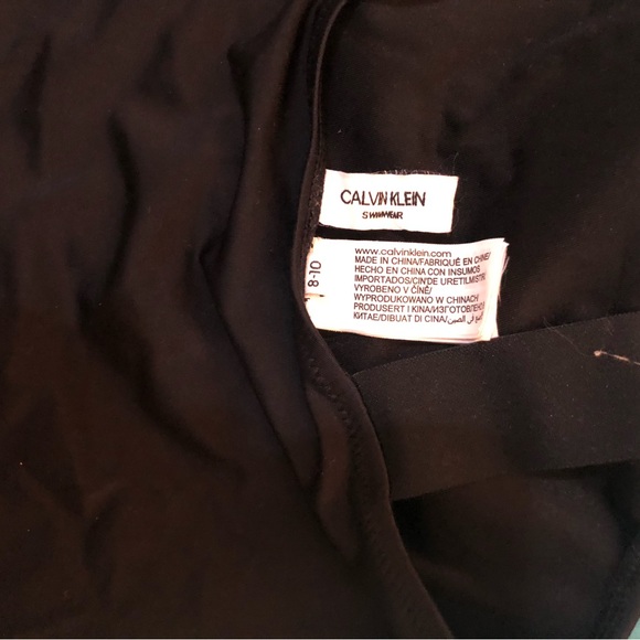 Girls Calvin Klein size 10 one piece swimmers - Picture 2 of 3